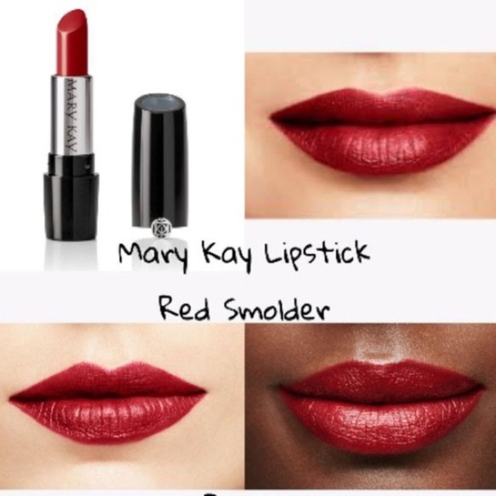 Mary Kay Gel Semi-Shine Lipstick (Red Smolder)